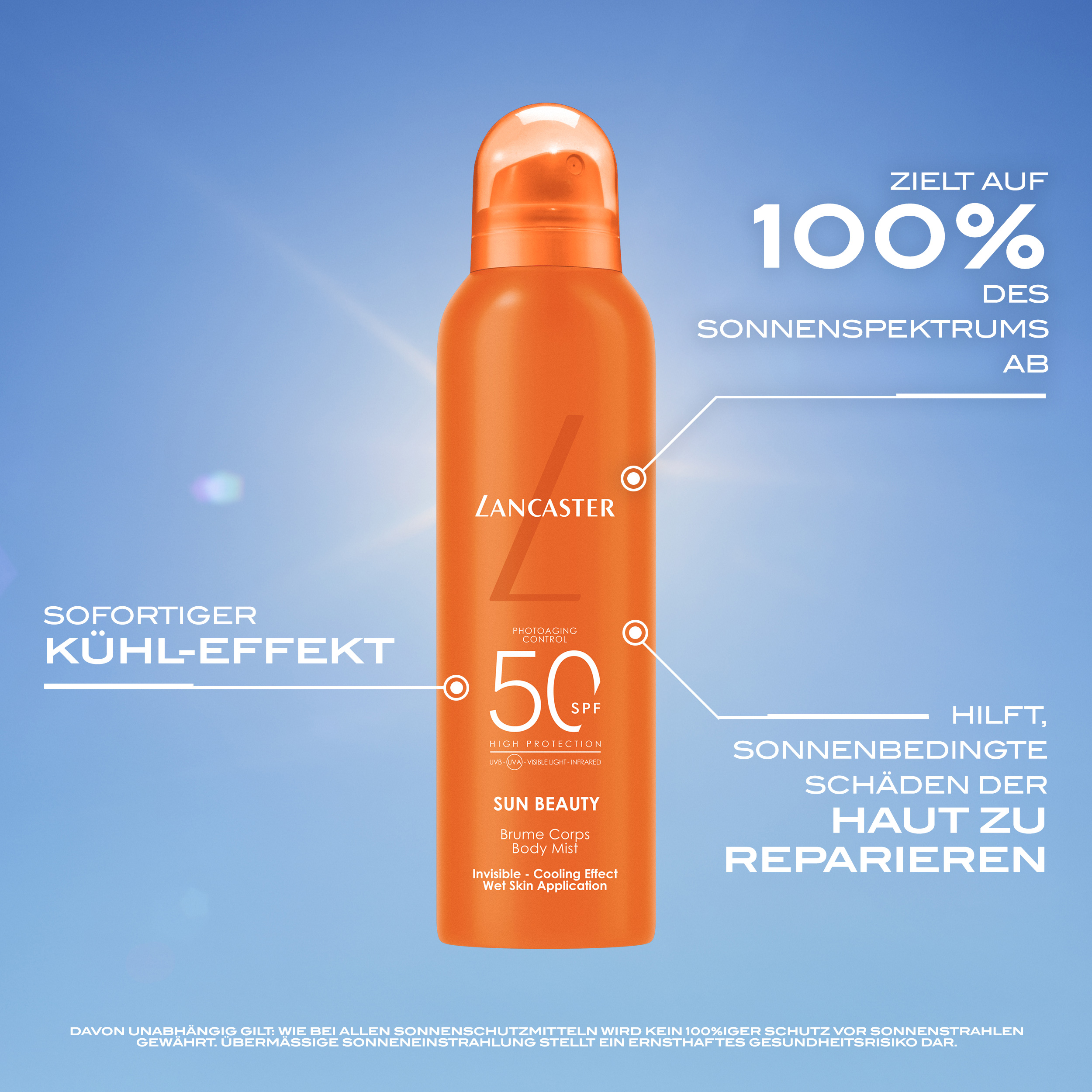 Lancaster Sun Beauty Body Mist SPF50