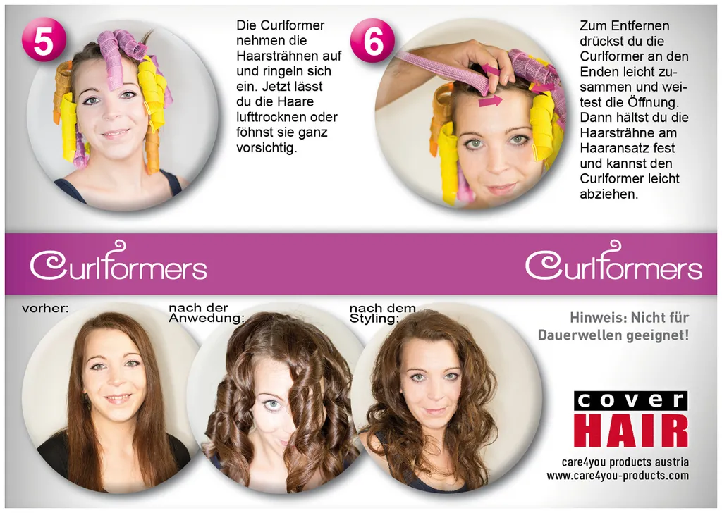Cover Hair Curl Formers