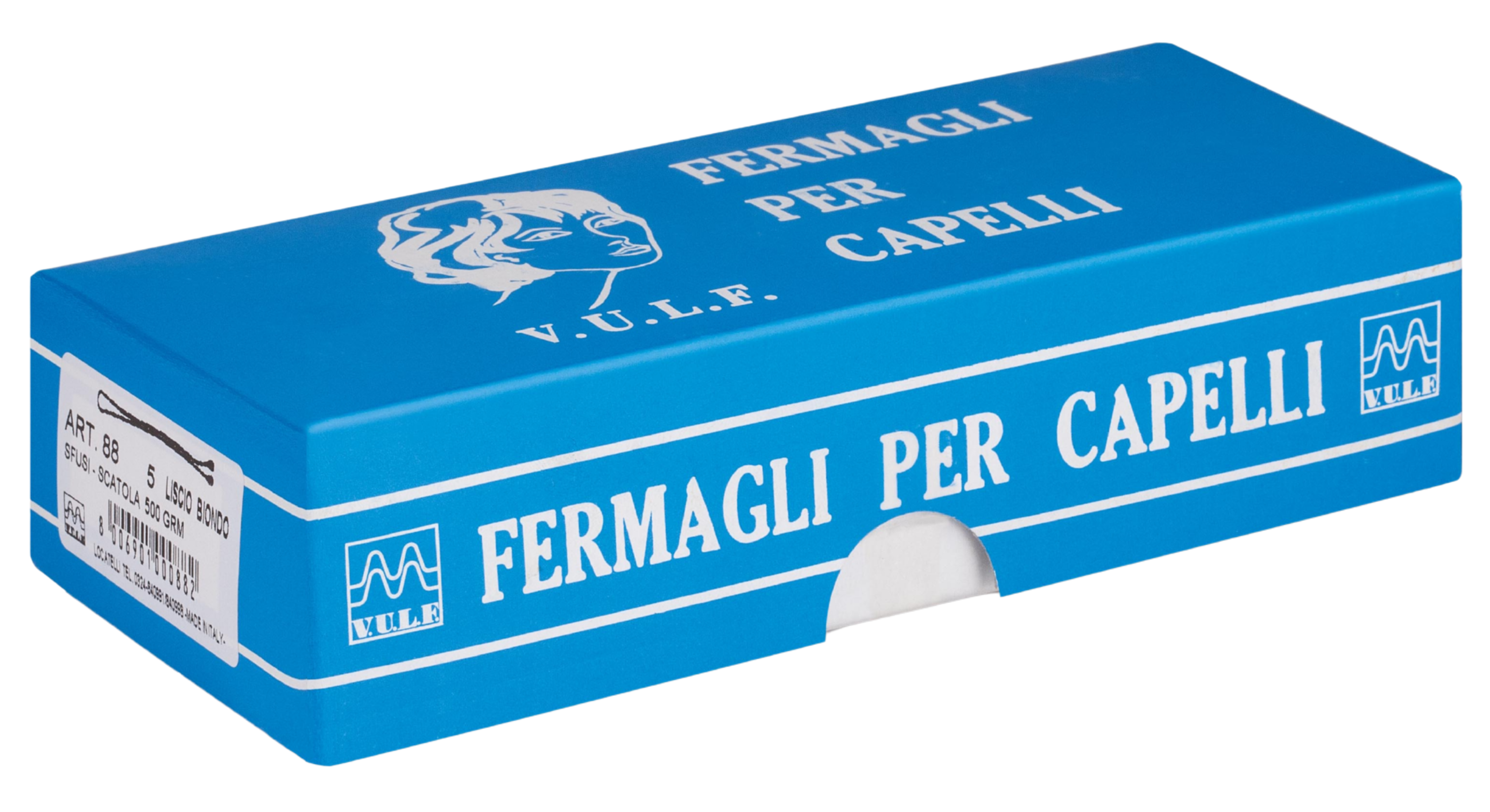 Xanitalia Locatelli Haarklemmen glatt, 5cm Box 500g