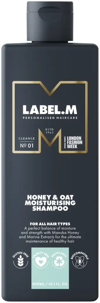 LABEL.M Honey & Oat Moisturising Shampoo