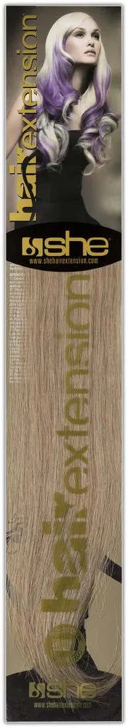 SHE Bonding Extensions Aschblond Natur Farbe 16