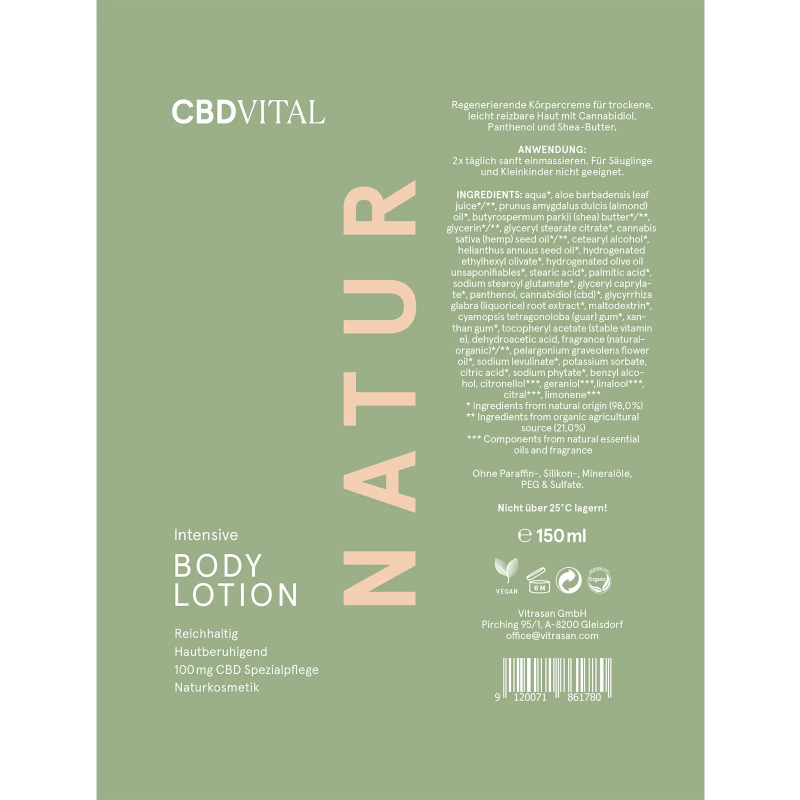 CBD VITAL Intensive Bodylotion