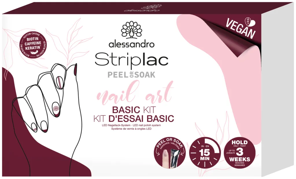 Alessandro Striplac Peel Or Soak Nail Art Basic Kit