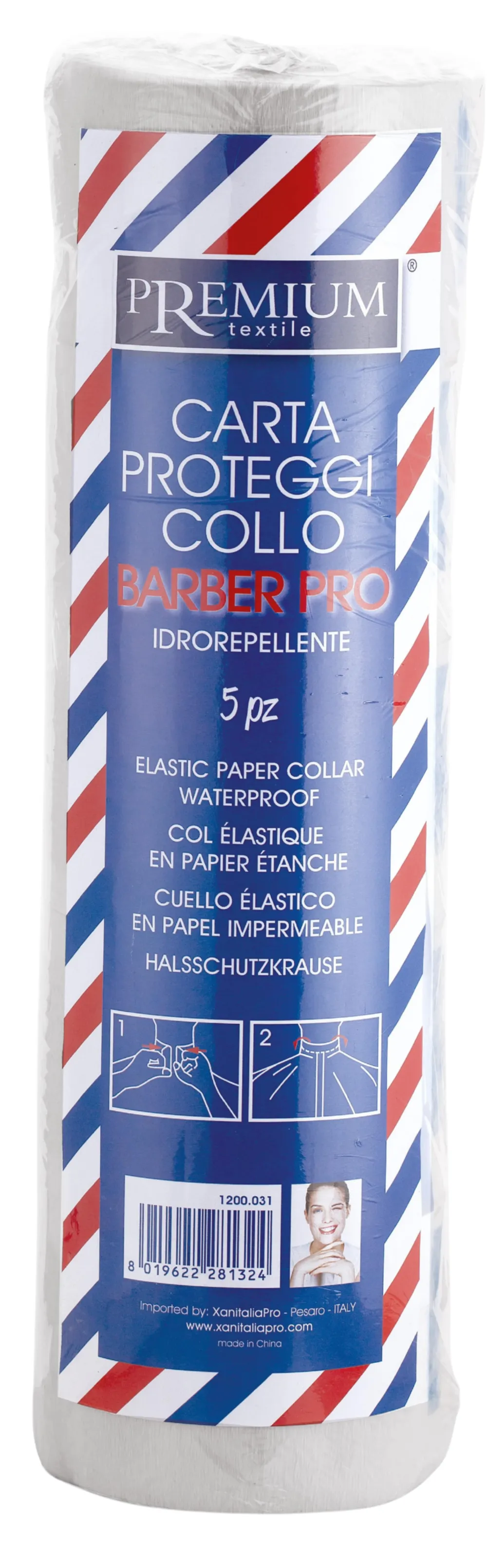 Xanitalia Barber Pro Halskrause 5 Stk. x 100 Streifen