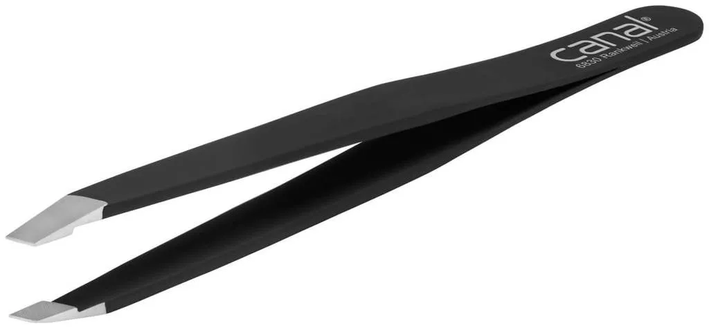 Canal Haarpinzette schräg 9cm