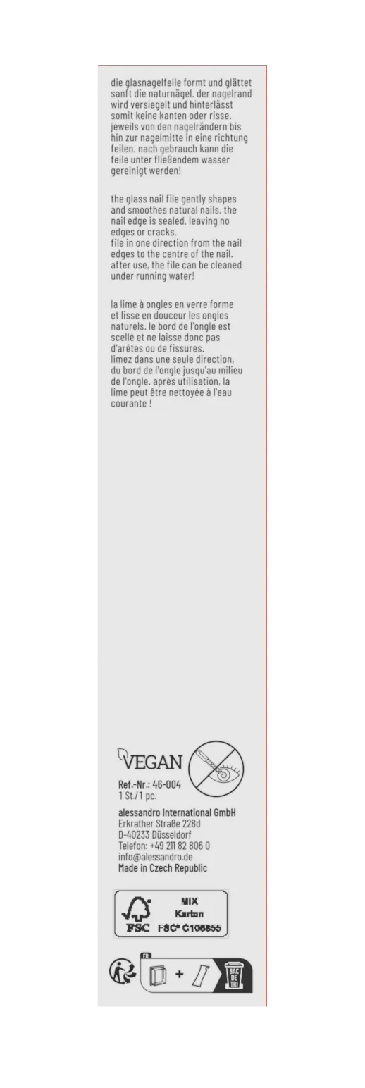 Alessandro Crystal Nail File