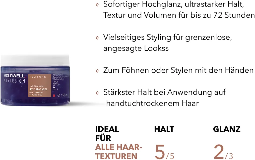 Goldwell Stylesign Texture Lagoom Jam Styling Gel