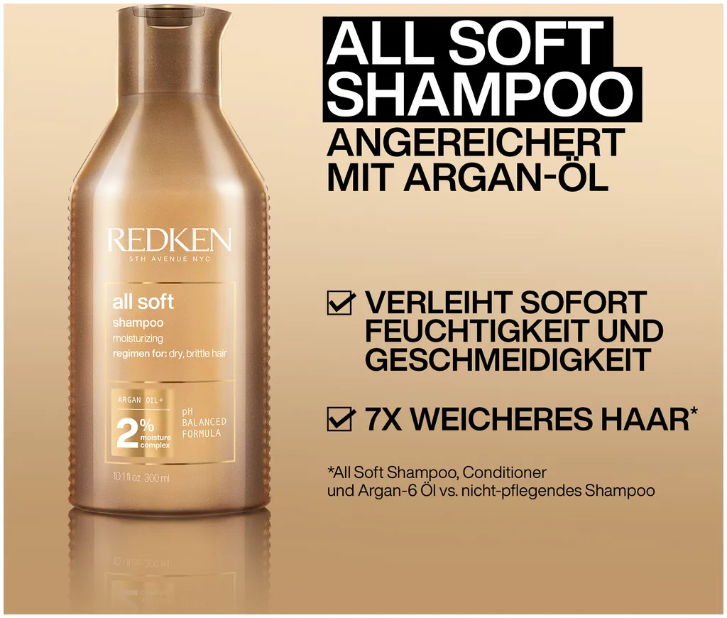 Redken All Soft Shampoo
