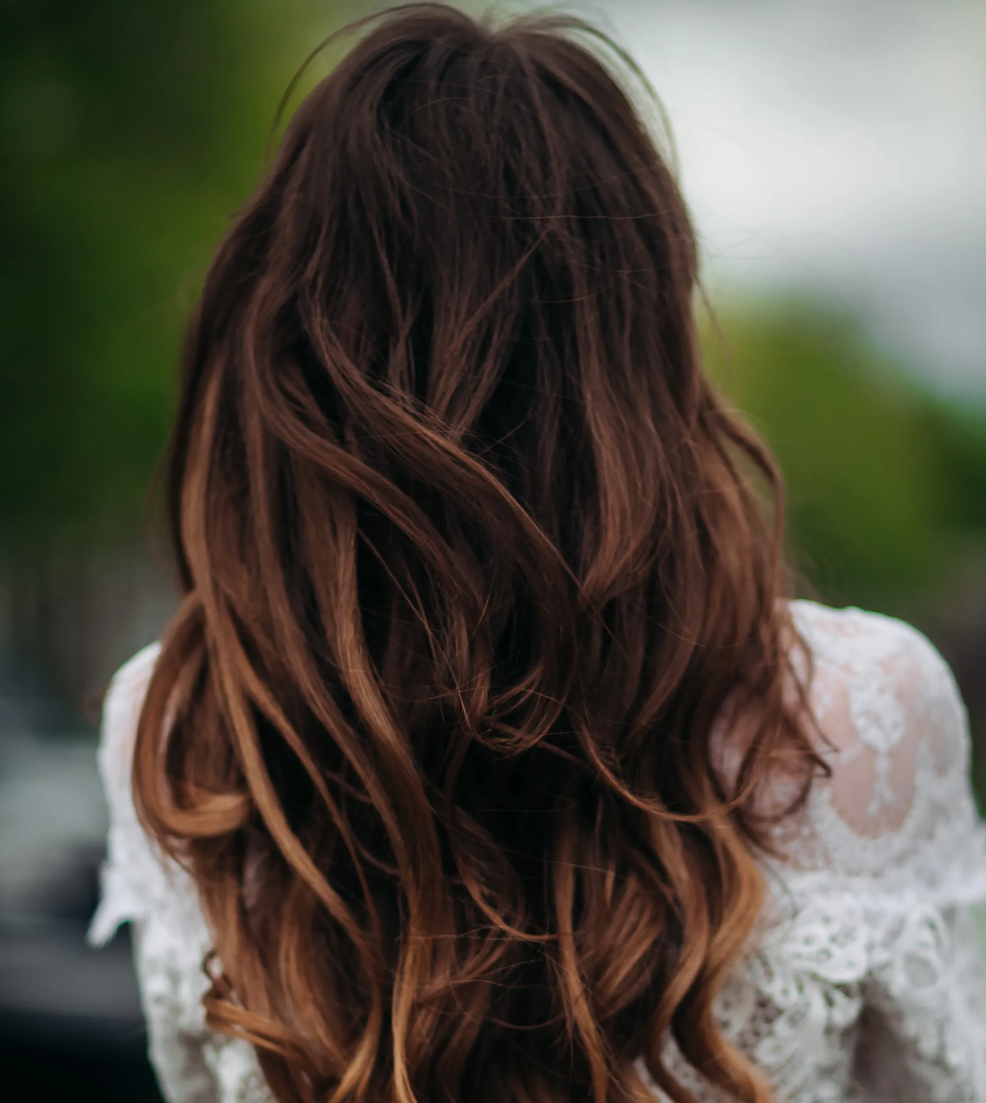 Karamellbraune Balayage