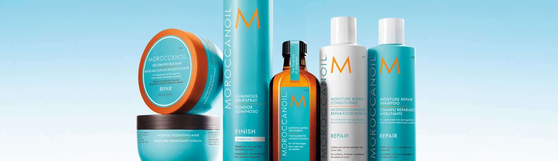 Moroccanoil Haarpflege Linienbanner