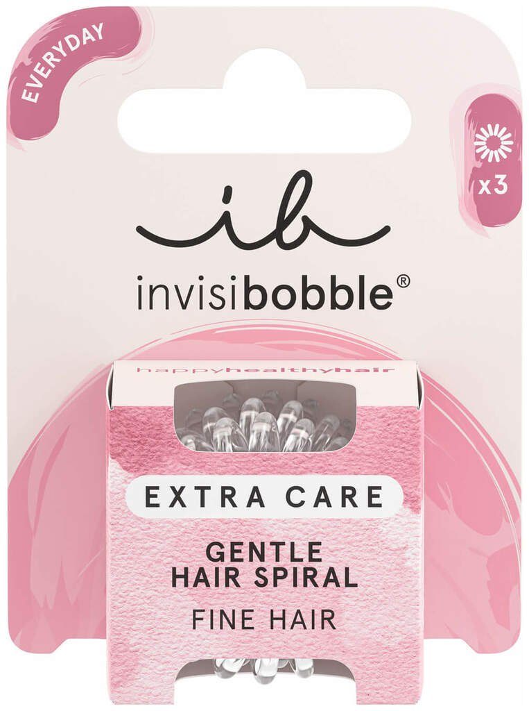 invisibobble EXTRA CARE Crystal Clear