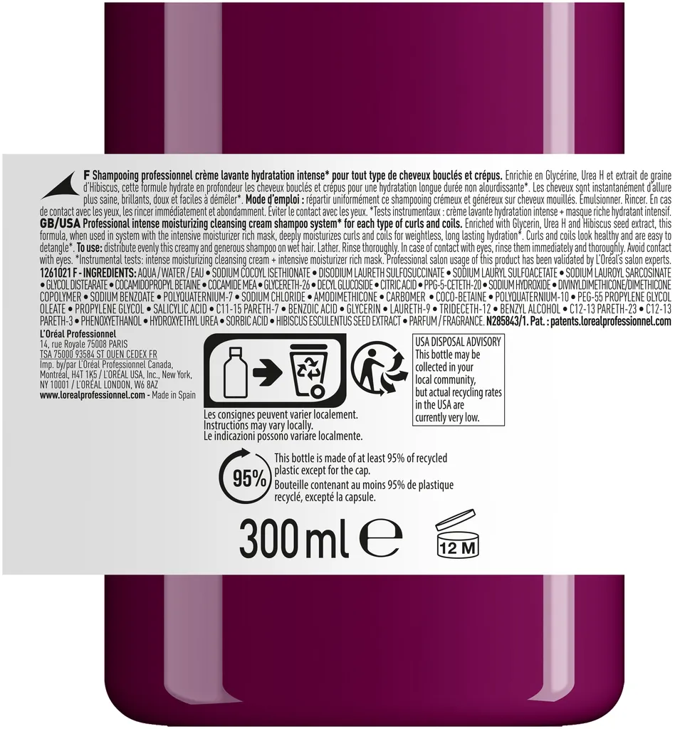 L'Oréal Serie Expert Curl Expression Intense Moisturizing Cleansing Cream