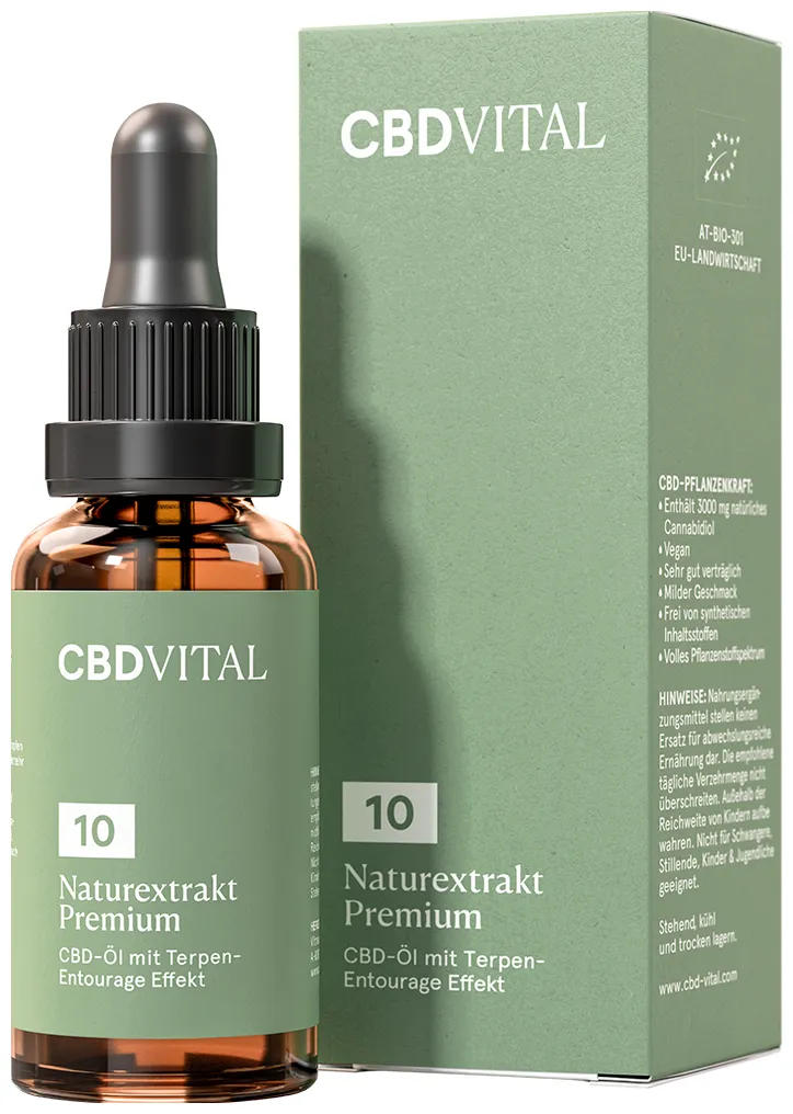 CBD VITAL Naturextrakt PREMIUM Öl 10%