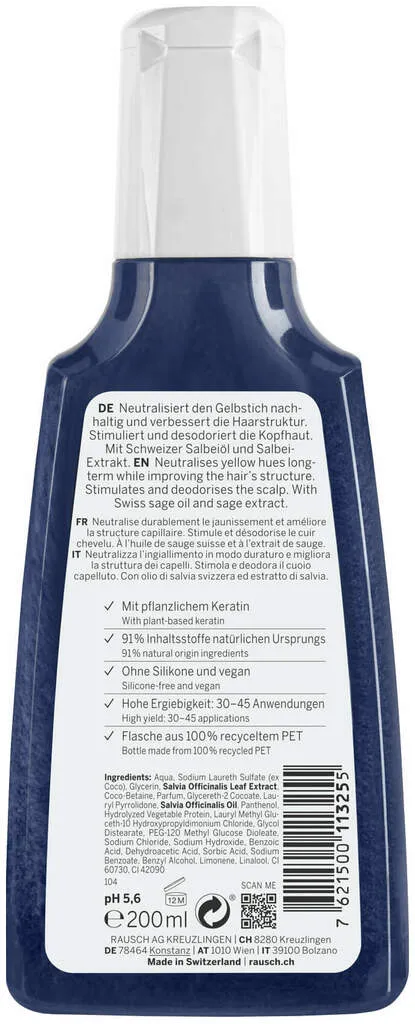 Rausch Silberglanz-Shampoo mit Salbei