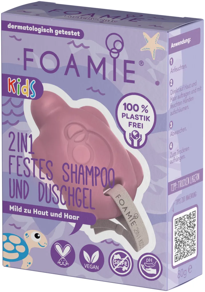 Foamie 2in1 Festes Shampoo & Duschgel Kids