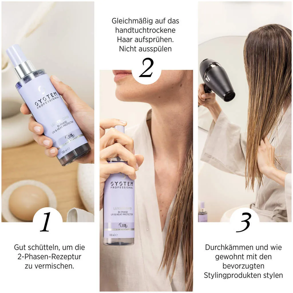 System Professional Lipid Code LuxeBlond Bi-Phase UV & Heat Protector