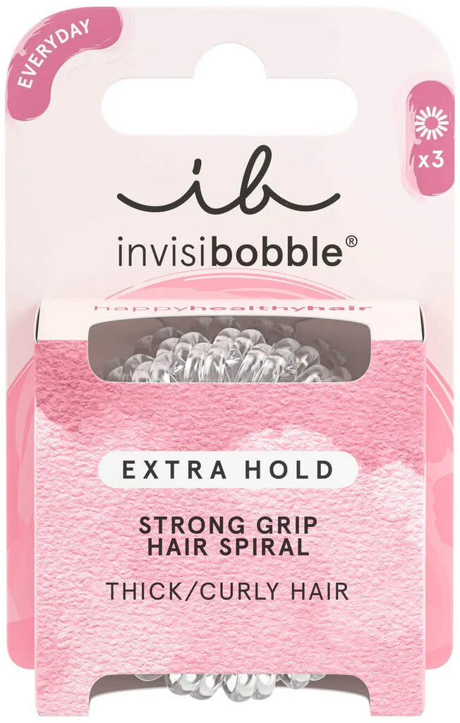 invisibobble EXTRA HOLD Crystal Clear