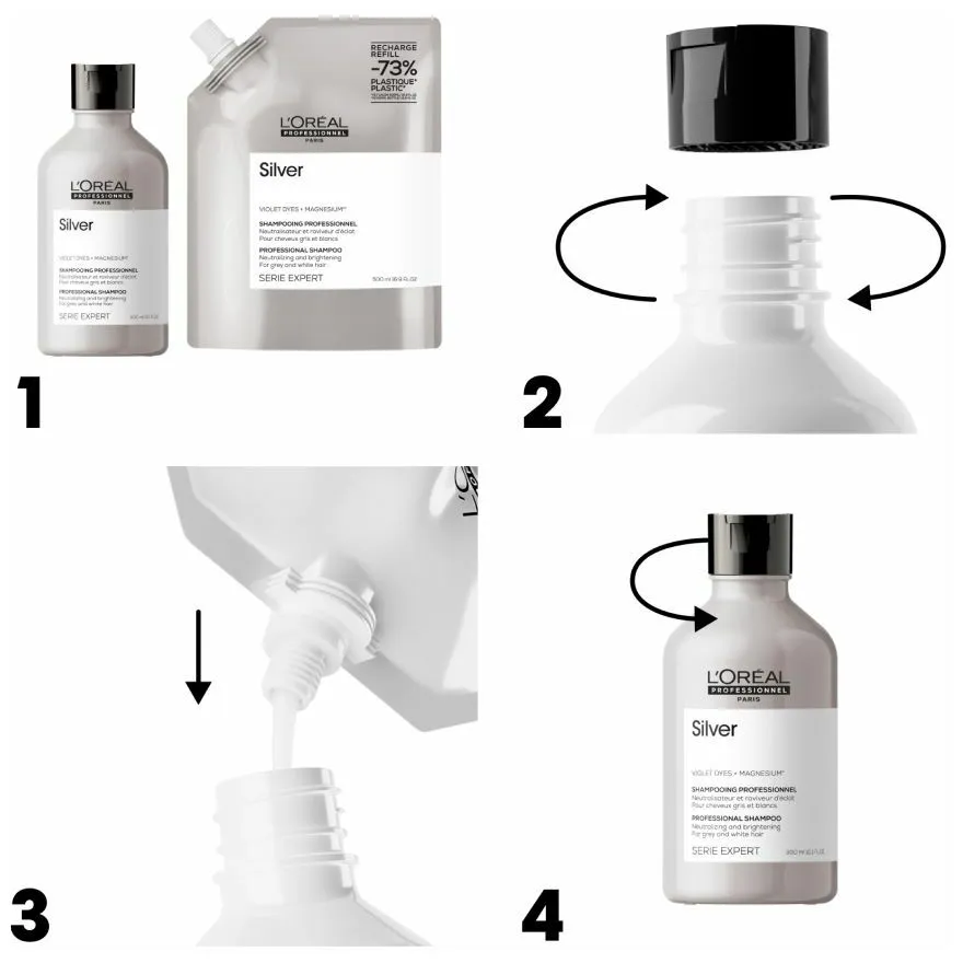 L'Oréal Série Expert Silver Refill Shampoo
