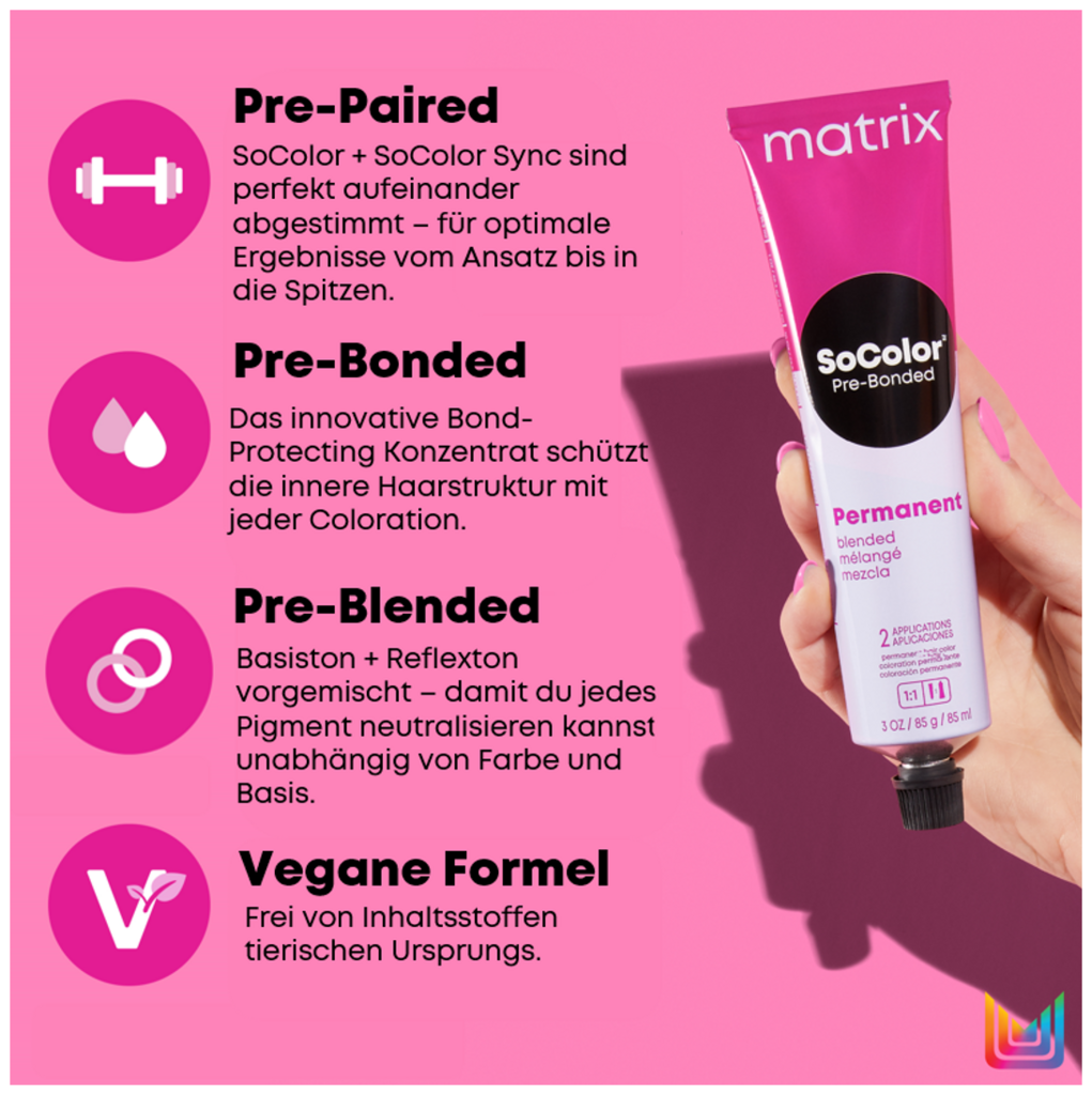 Matrix SoColor Pre-Bonded Natürliche Nuancen
