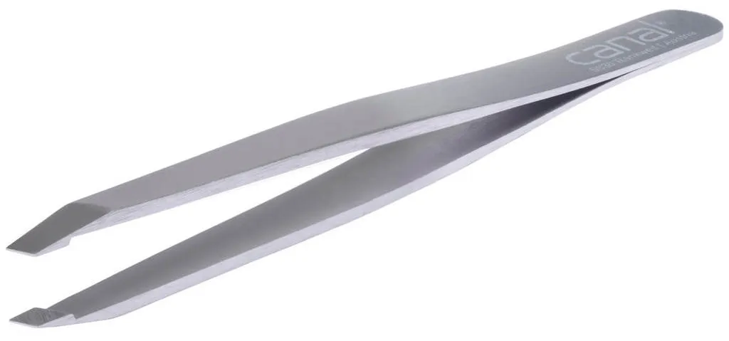 Canal Haarpinzette schräg 9cm