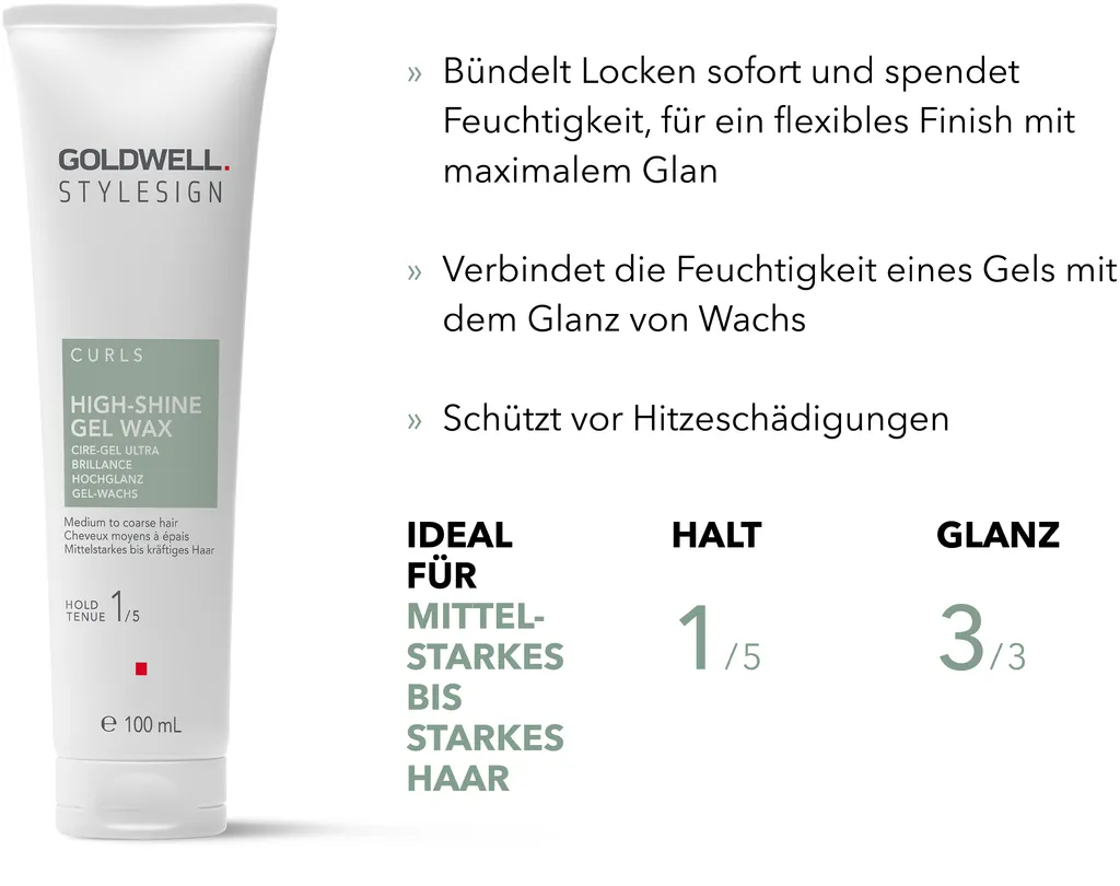 Goldwell Stylesign Curls High-Shine Gel Wax