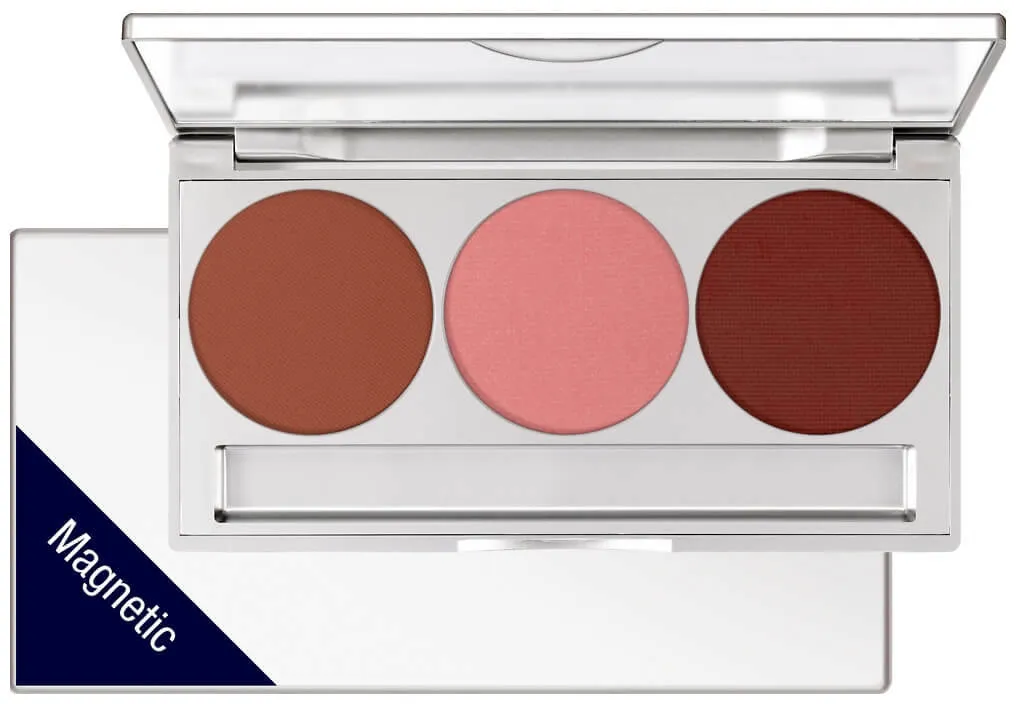 Kryolan Professional Trio Blusher Set magnetisch