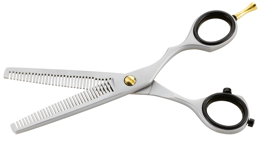 Xanitalia Iwasaki Easy Offset Haarschneidescheren 5.5” Effilierschere mit 32 Doppelzähnen