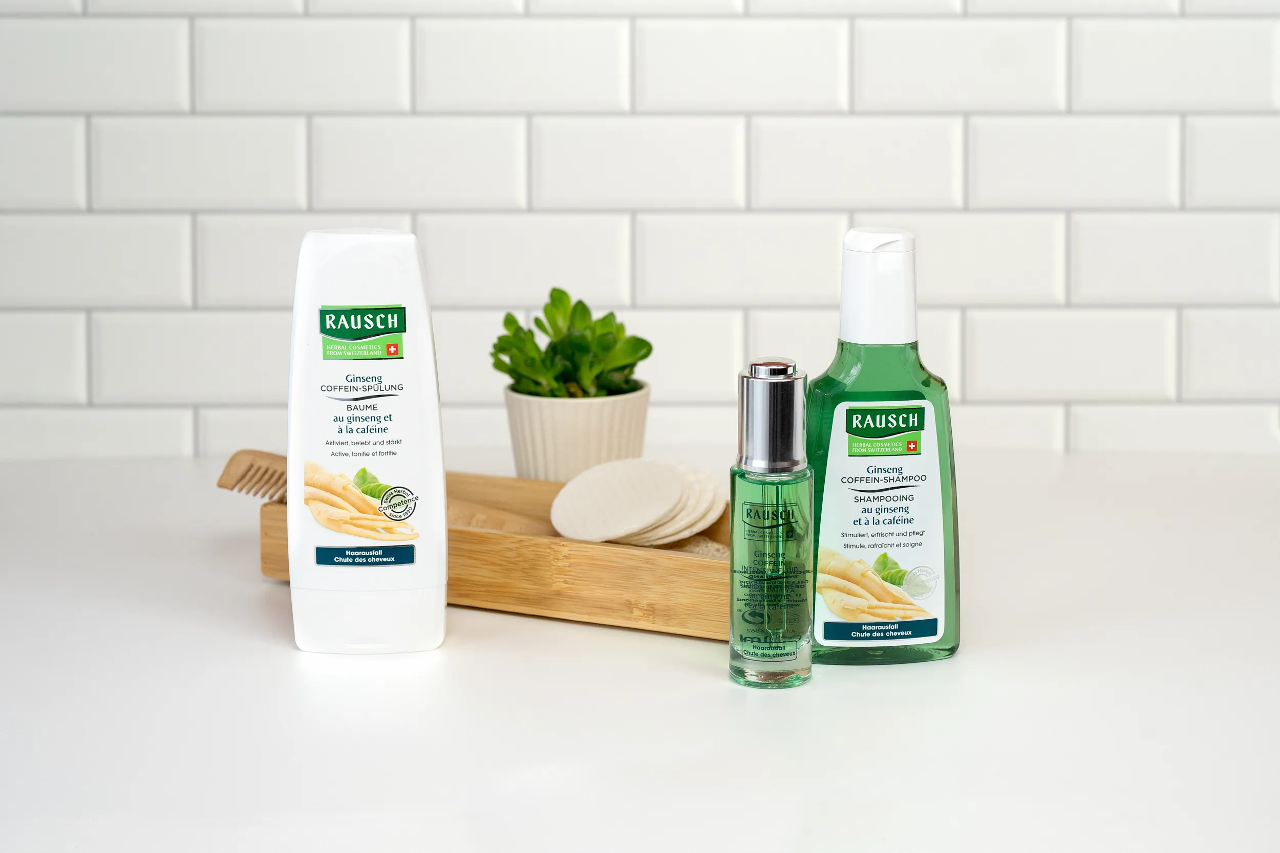 Rausch Pflegeprodukte mit Koffein und Ginseng