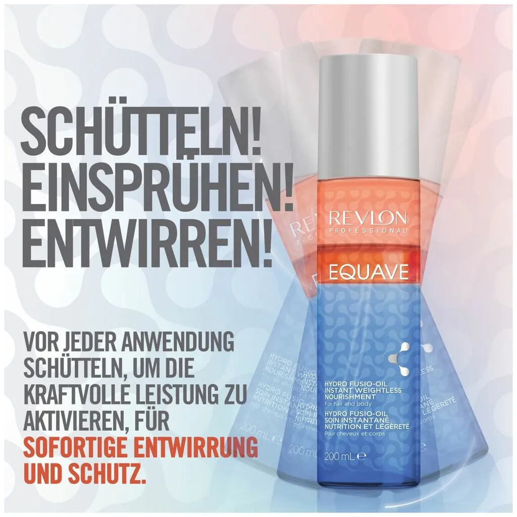 Revlon Professional Equave Hydro Pflegeset - Revlon Professional Equave 3-Phasen Hydro Fusio-Oil In