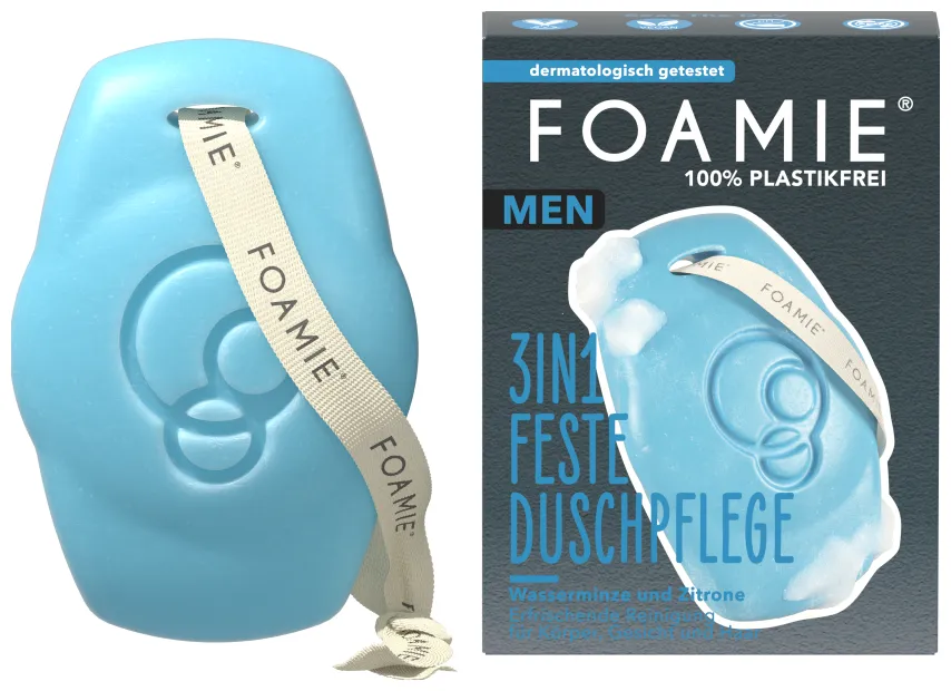 Foamie 3in1 Feste Duschpflege für Männer