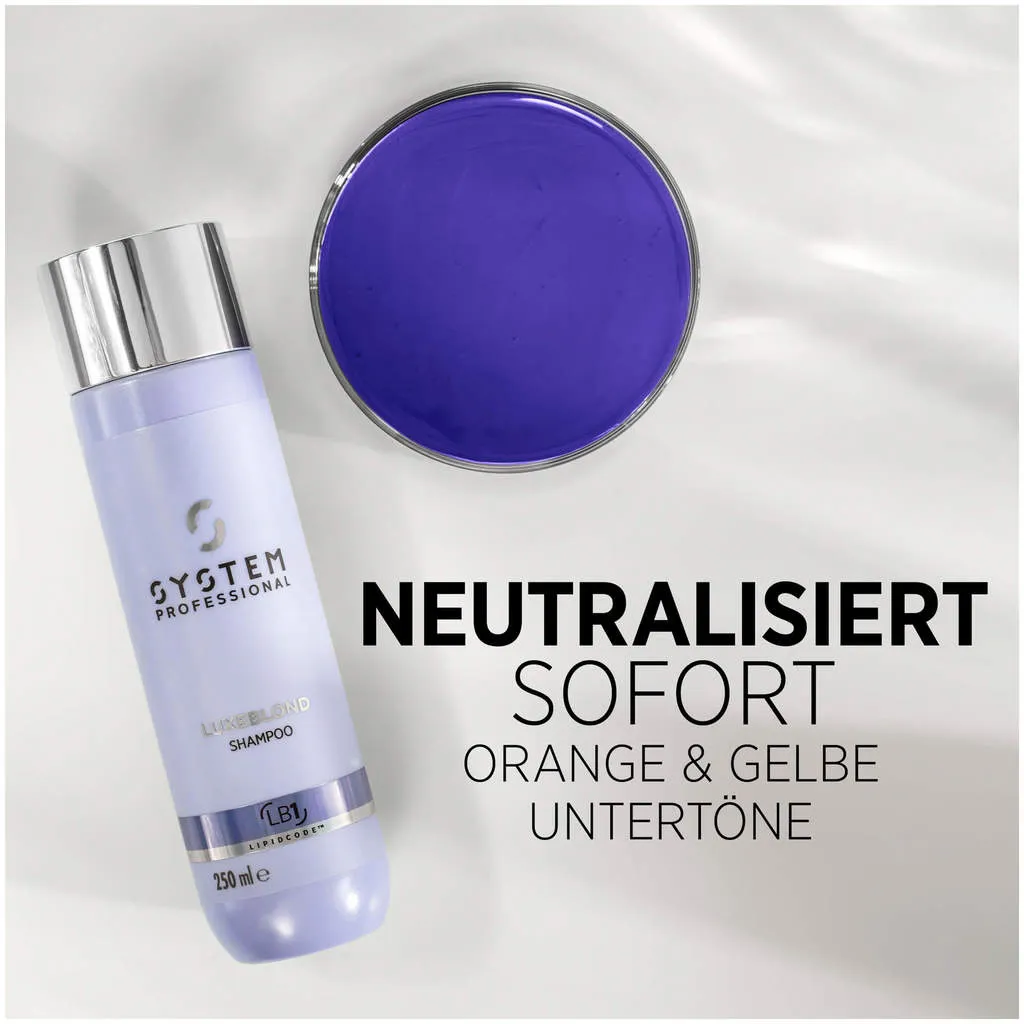 System Professional Lipid Code LuxeBlond Shampoo