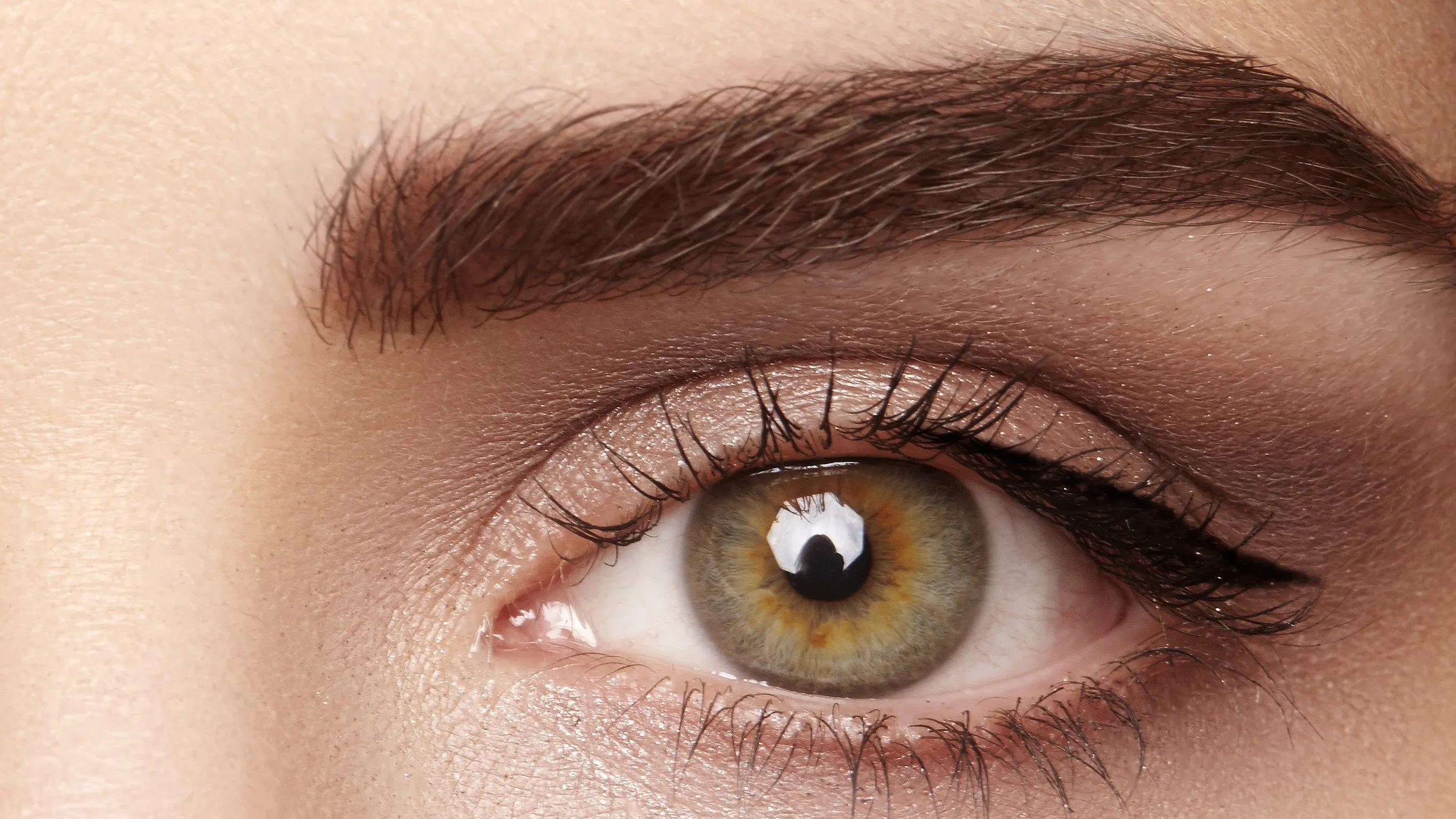 Perfekt geformte Augenbraue