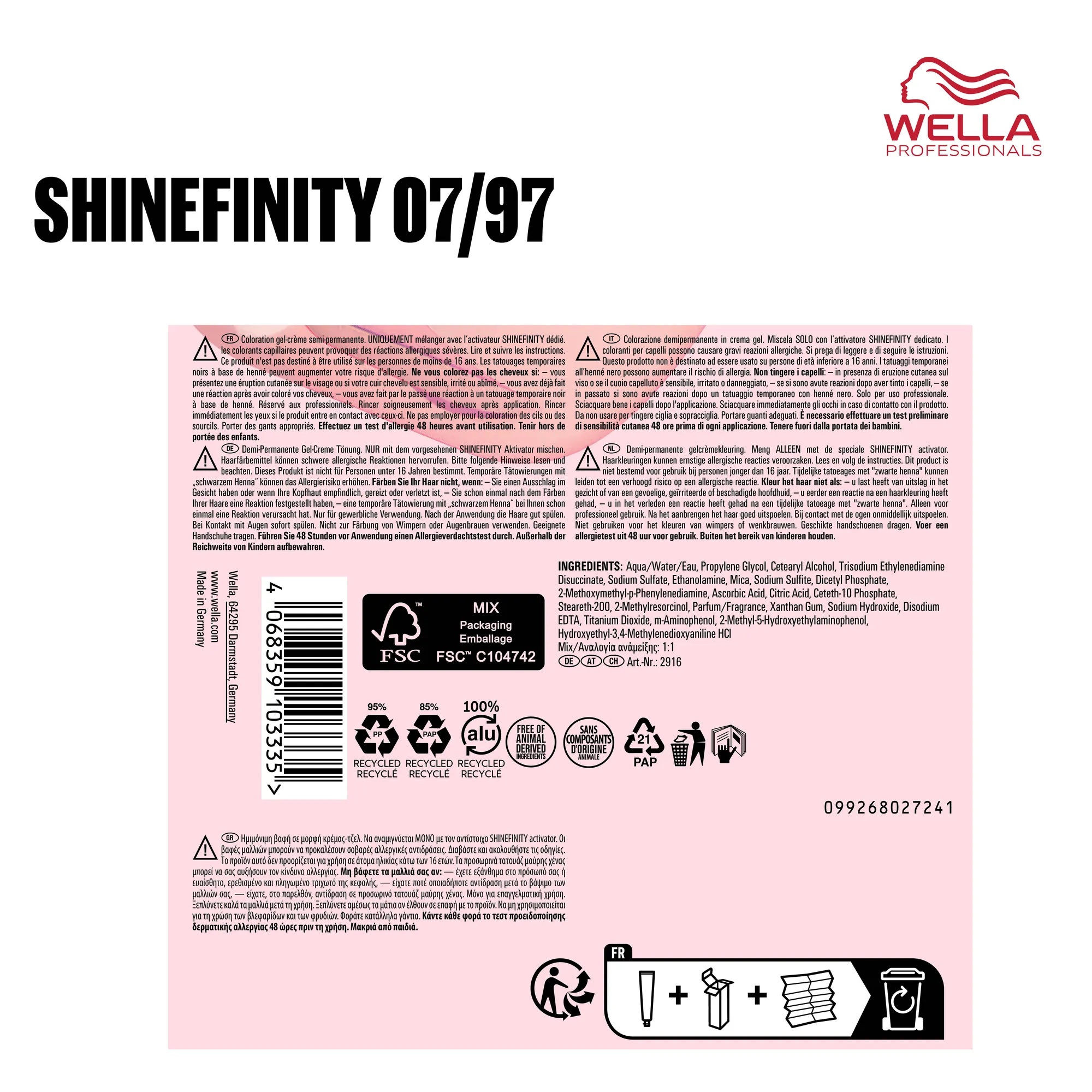Wella Shinefinity 60ml