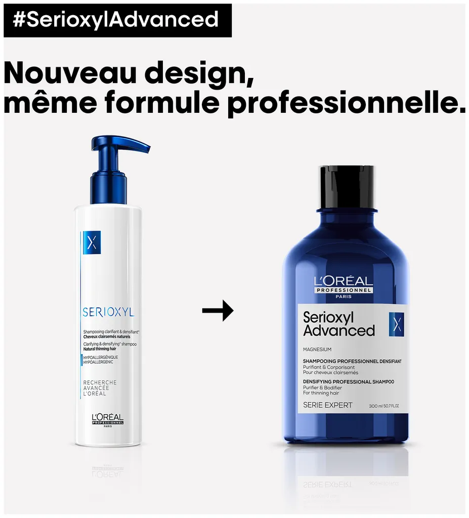 L’Oréal Serioxyl Advanced Anti-Thinning Purifier & Bodifier Shampoo