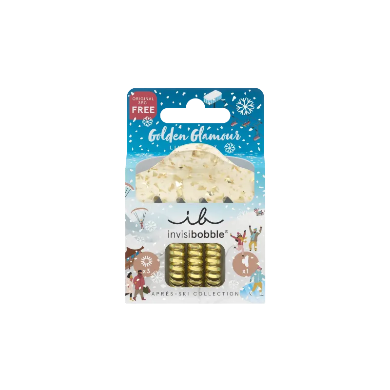 invisibobble Apres Ski Golden Glamour