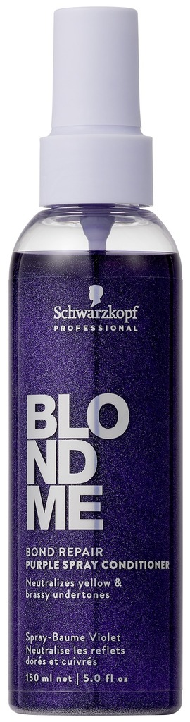 Schwarzkopf BLONDME Bond Repair Purple Spray Conditioner
