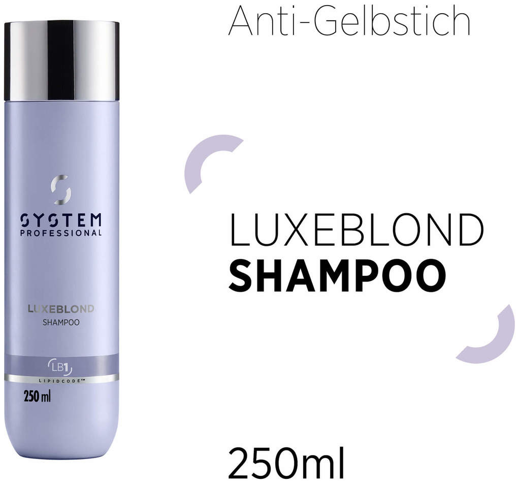 System Professional Lipid Code LuxeBlond Shampoo