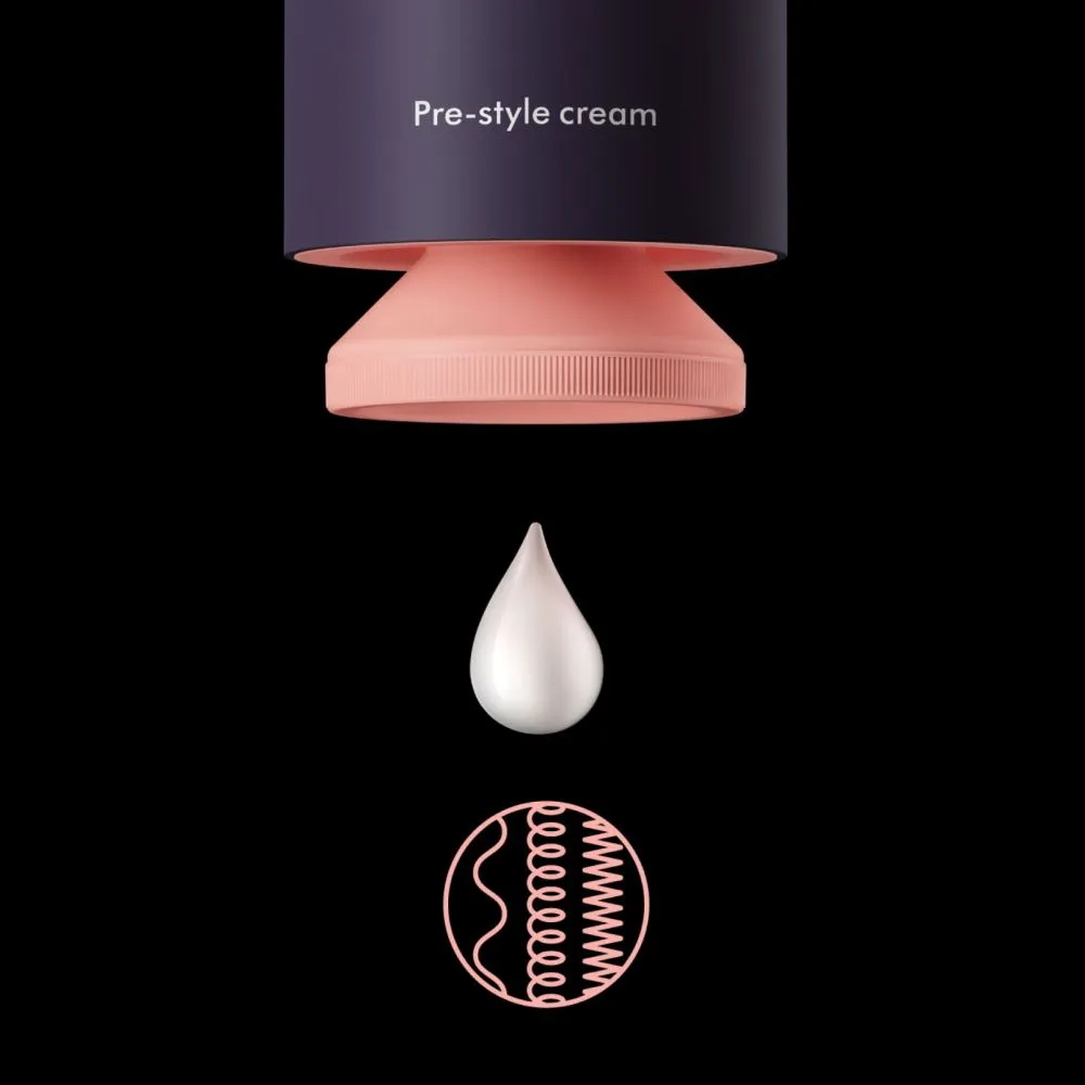 Dyson Chitosan™ Pre-Style Cream für lockiges bis krauses Haar - leichte Pflege