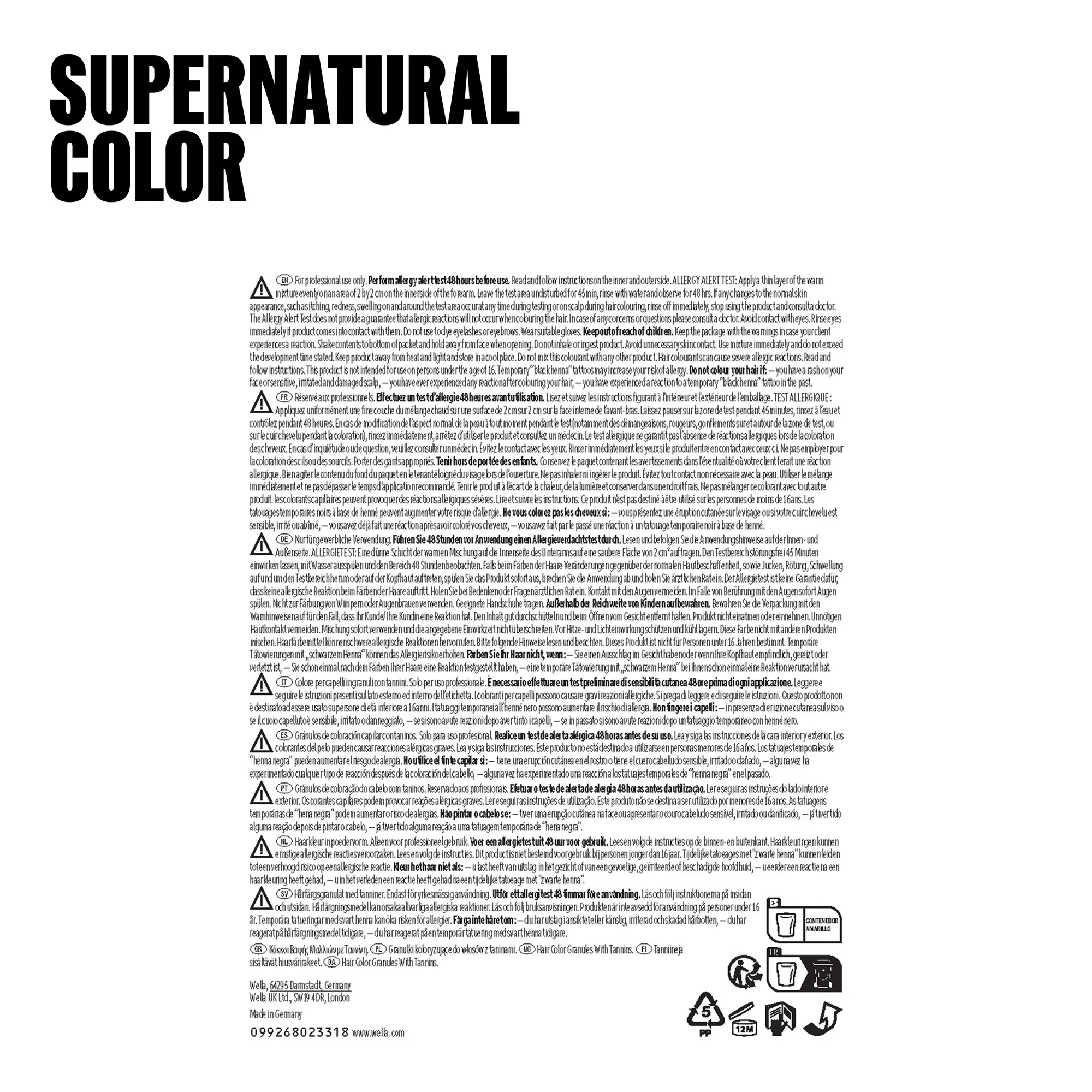 Wella Supernatural