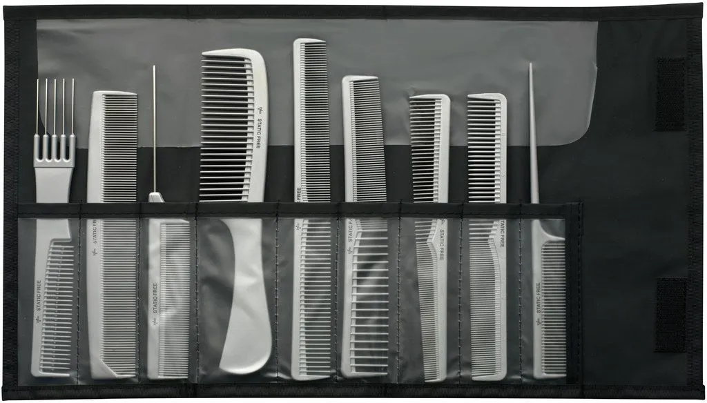 Comair 9-teiliges Kammset IONIC STATIC FREE