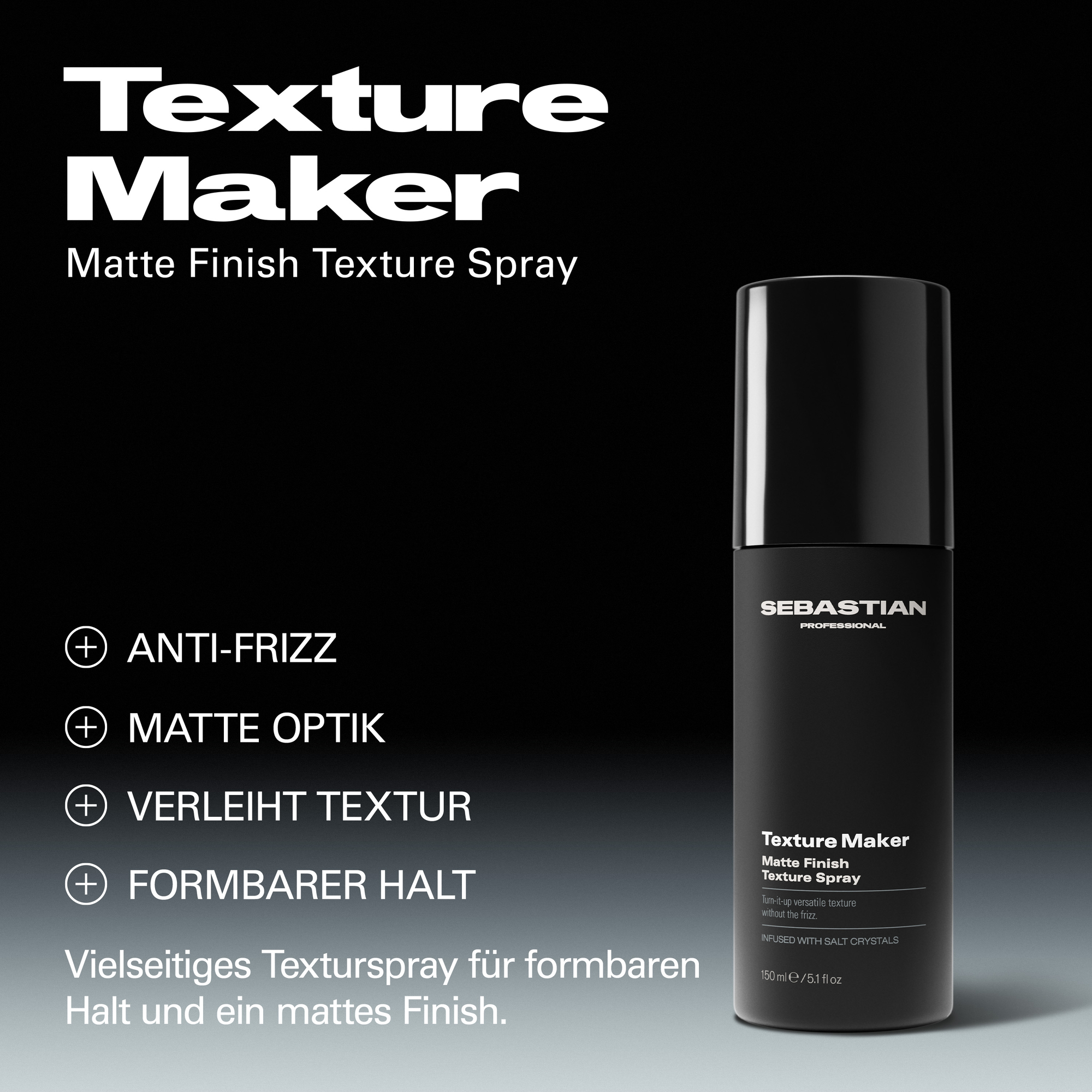 Sebastian Texture Maker Matte Finish Texture Spray