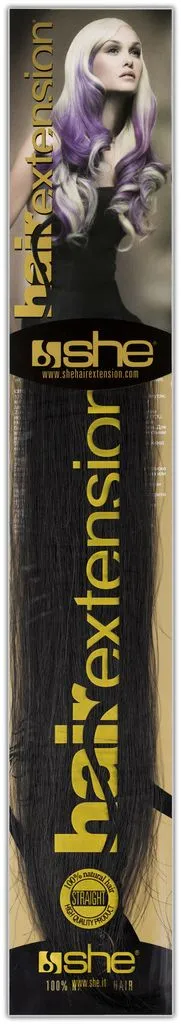 SHE Bonding Extensions Schwarz Farbe 1b