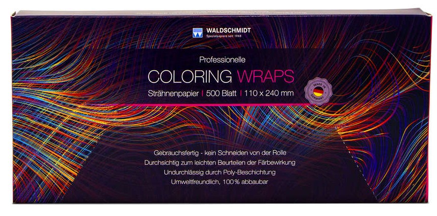 Waldschmidt Coloring Wraps Strähnen-Papier 66x500 Blatt